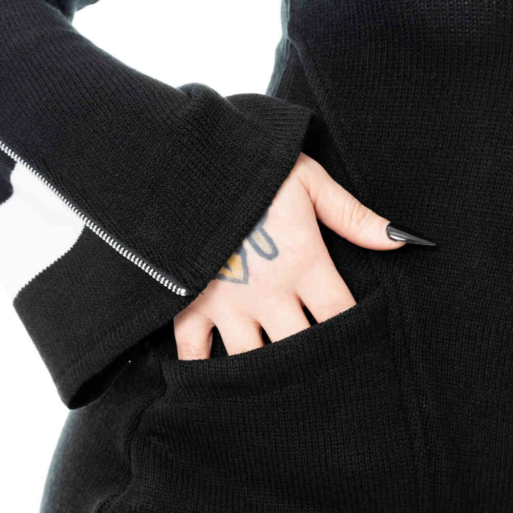 Heartless - Vonda Strick pullover - Schwarz/WeiÃŸ